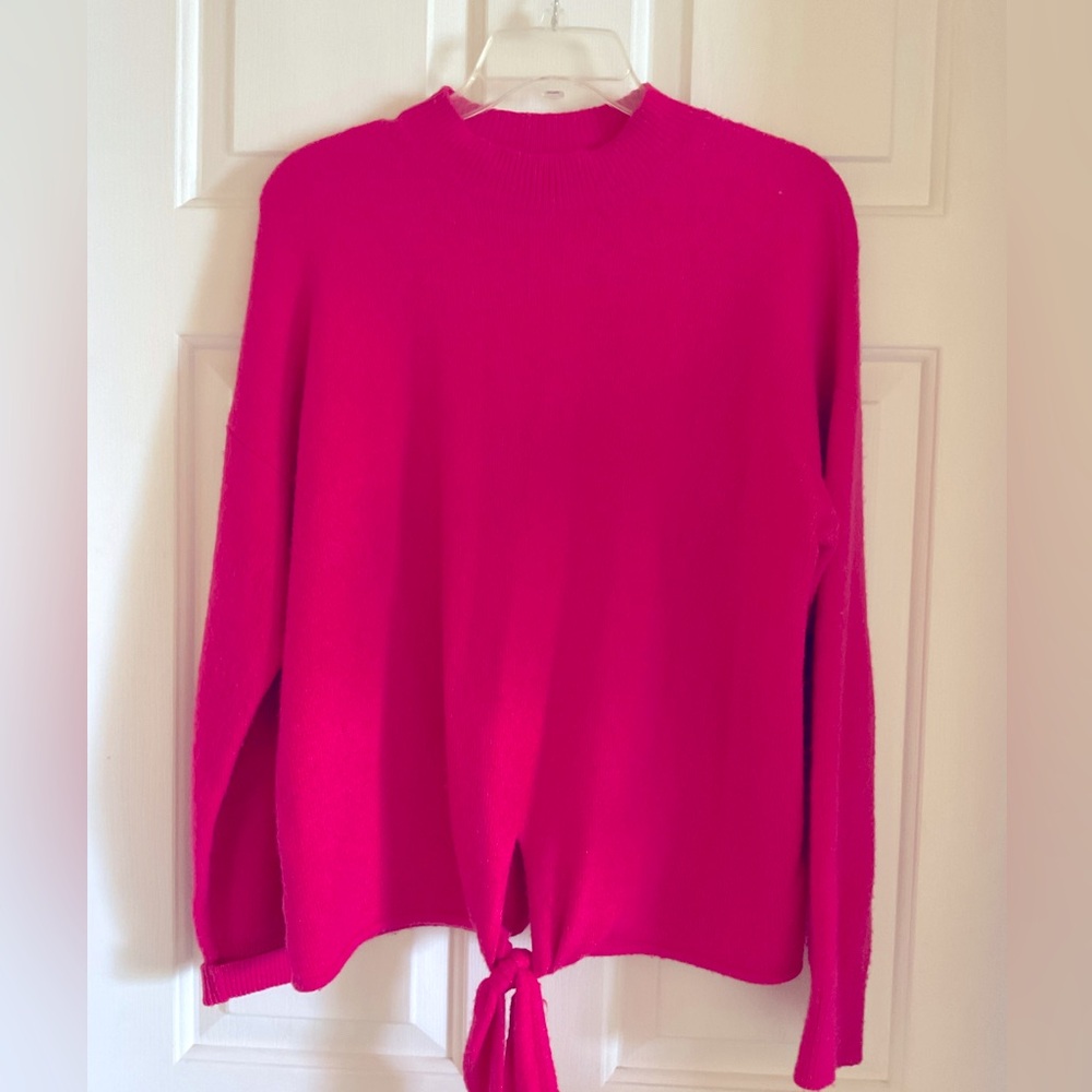 LOFT Fuchsia Knit Sweater
